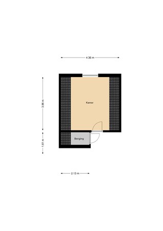 Floorplan - Schoonderloostraat 185, 3024 TT Rotterdam